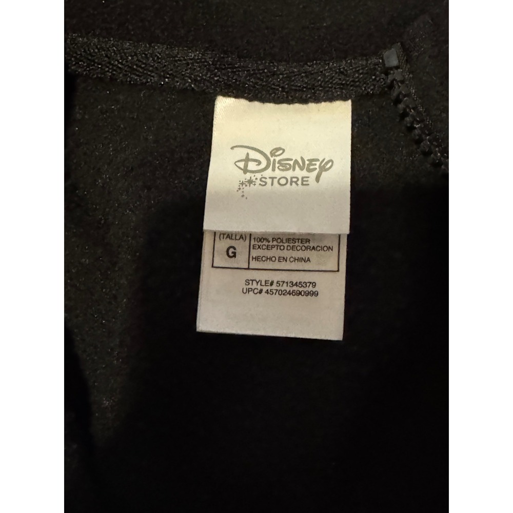Disney Store Nightmare Before Christmas Jack Skellington Fleece Quarter Zip L - Picture 5 of 6